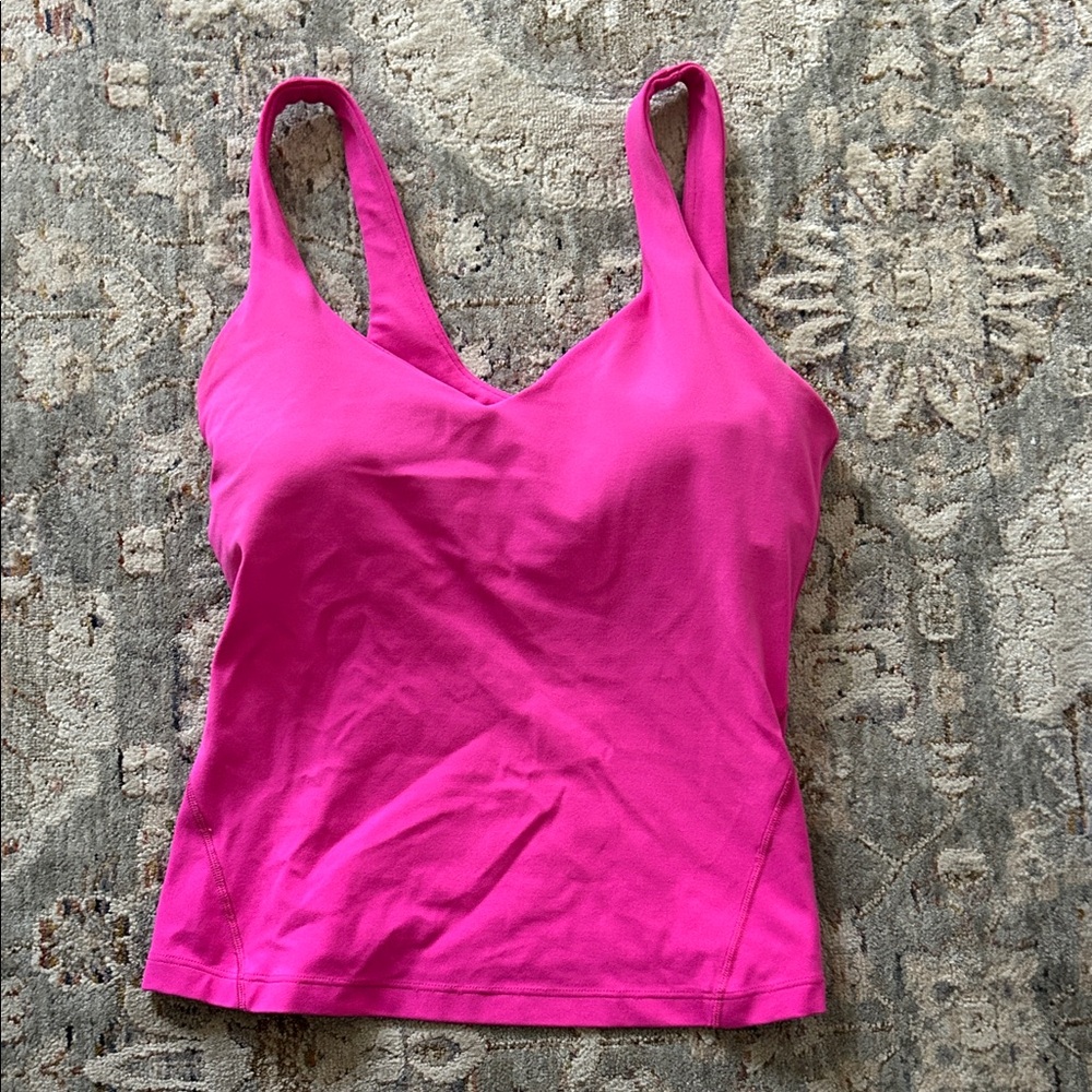 Lululemon Pink full length Tank Top